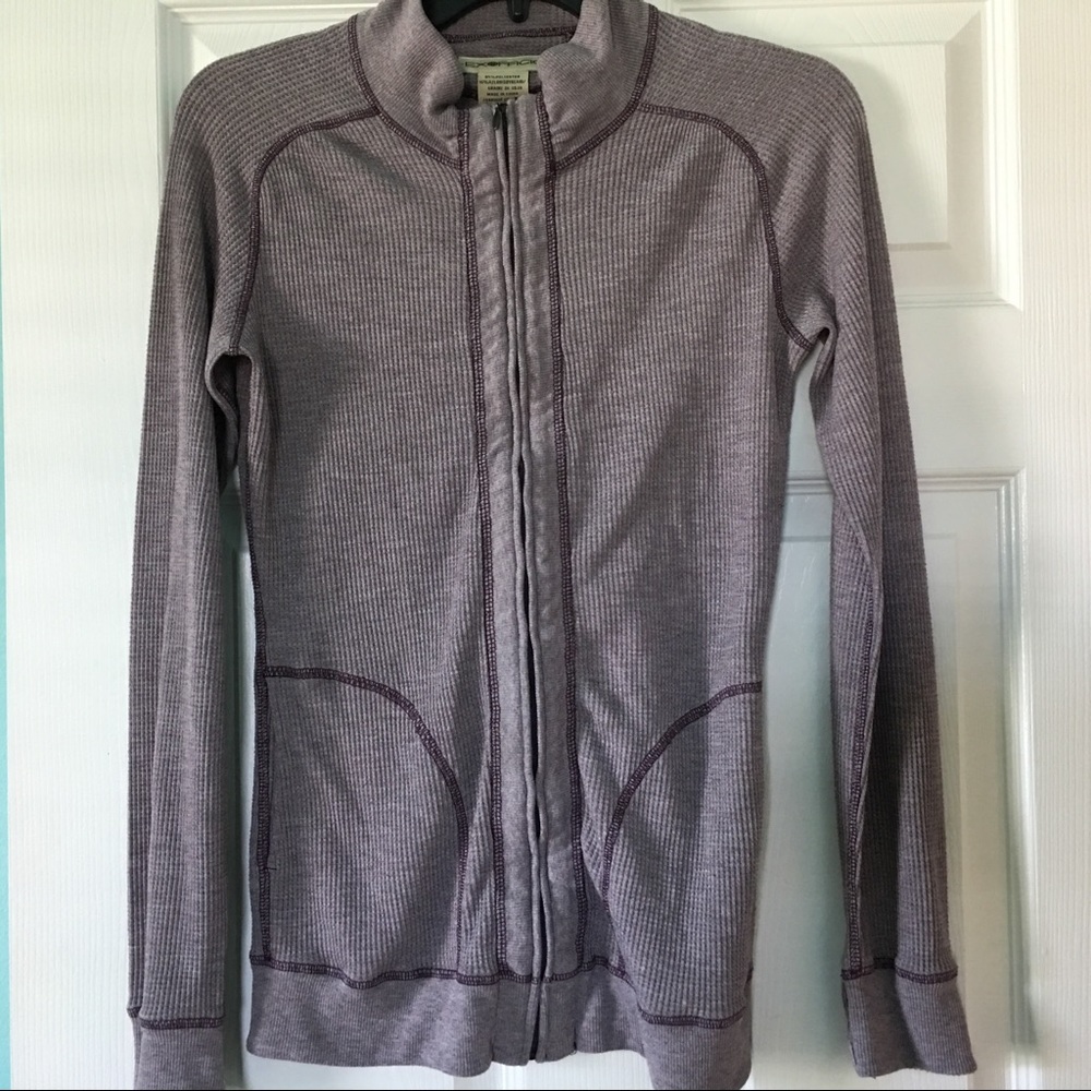 Exofficio Zip Up Jacket In Light. Purple Color S